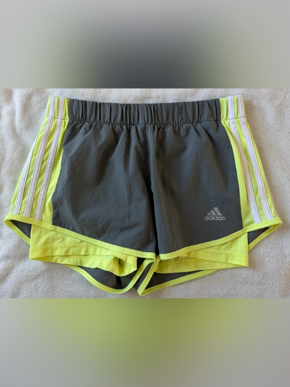 ADIDAS | Climalite Shorts | Athletic Running | Gym Activewear | Lined